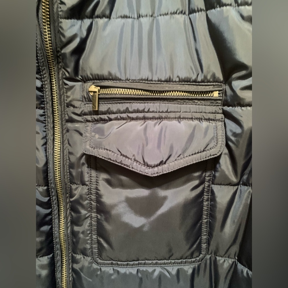 Joseph Abboud Navy Puffer Vest XXL Water Repellent Outdoor Ready Like New - Picture 4 of 16